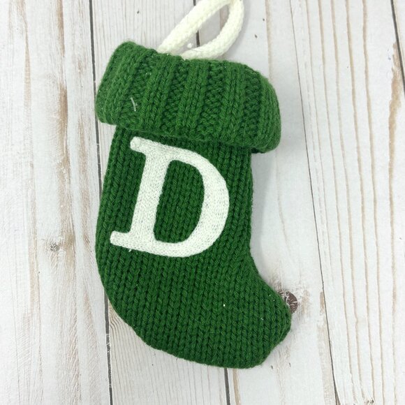 Target Wondershop Green Mini Stockings Monogram Letter D M S S - Picture 10 of 12